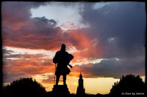 c8-1p-Civil War Memorial Soldiers Monument at Sunset Colorado State Capital.jpg